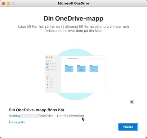 Konfigurera OneDrive – Manual.